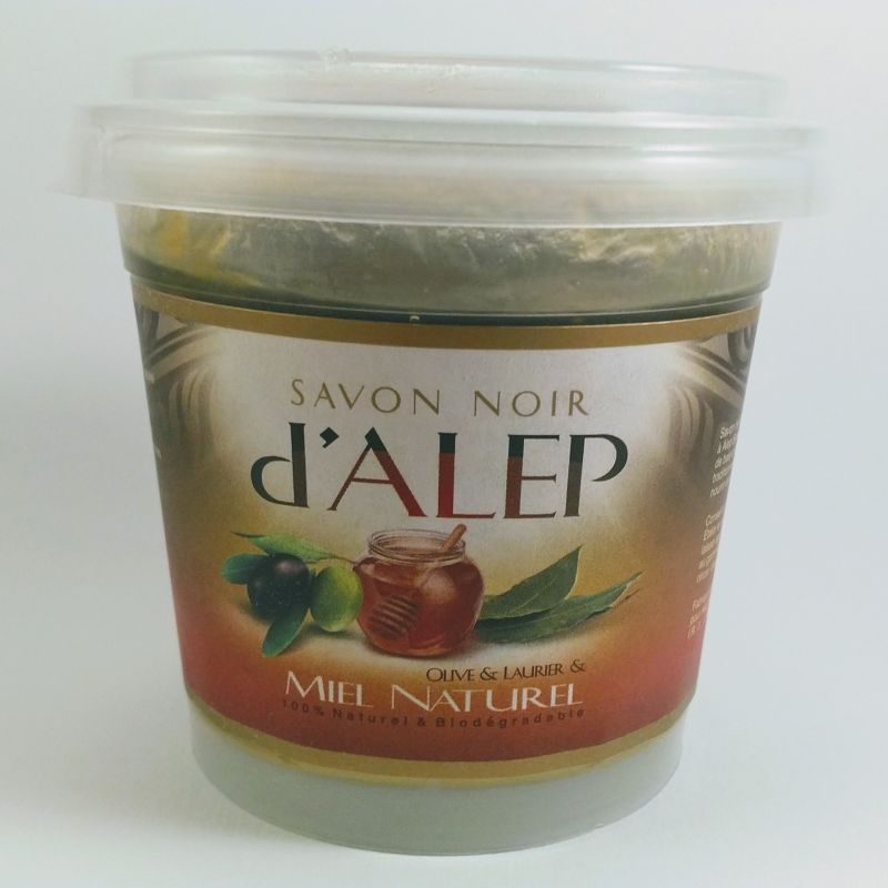 Savon Noir d'Alep - Miel Naturel - 100% Naturel & Biodégradable - H&S France