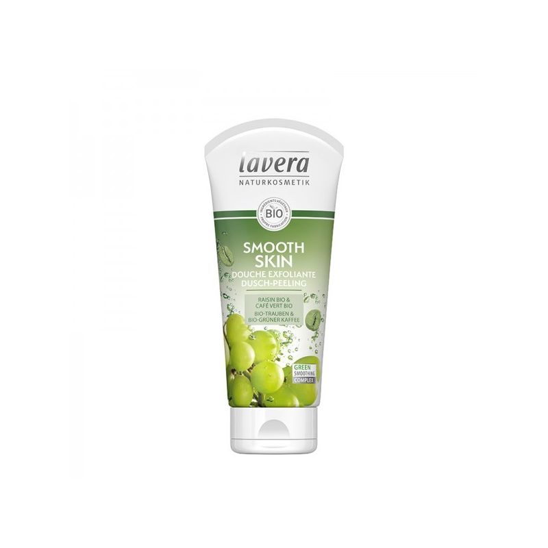 Gel Douche Exfoliant pour le Corps - Rainsi Bio & Café Vert Bio - 200 ml - Lavera