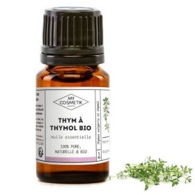 Huile essentielle de thym à thymol BIO (AB) 10 ml - MyCosmetik