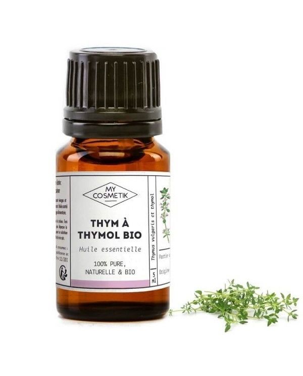 Huile essentielle de thym à thymol BIO (AB) 10 ml - MyCosmetik