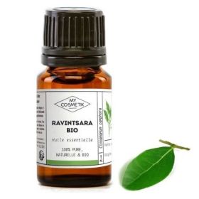 Huile essentielle de Ravintsara CT 1,8 cinéole BIO (AB) 10 ml - MyCosmetik