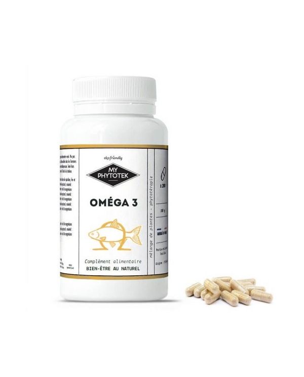 90 Gélules Oméga 3 - 500mg - MyPhytotek