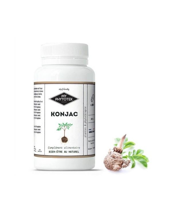 200 Gélules Konjac - 400mg - MyPhytotek