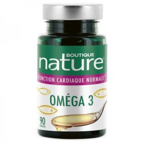 Oméga 3 - 90 capsules marines - 500mg - Boutique Nature