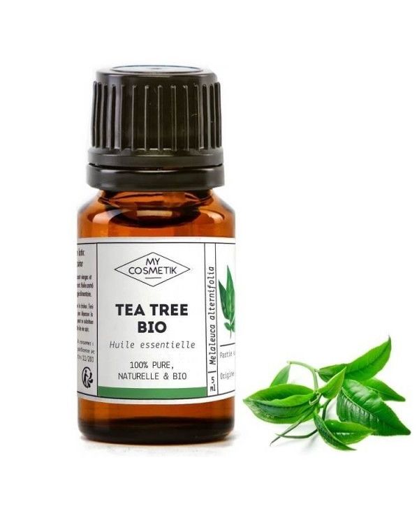 Huile essentielle de Tea tree BIO (Arbre à Thé) 10 ml - MyCosmetik