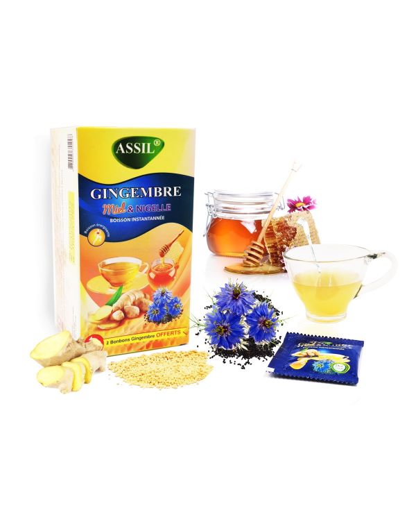 Tisane Gingembre Miel & Nigelle - 100% Naturelle - ASSIL ASSIL - 2