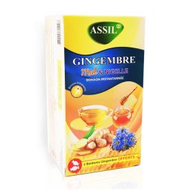 Tisane Gingembre Miel & Nigelle - 100% Naturelle - ASSIL