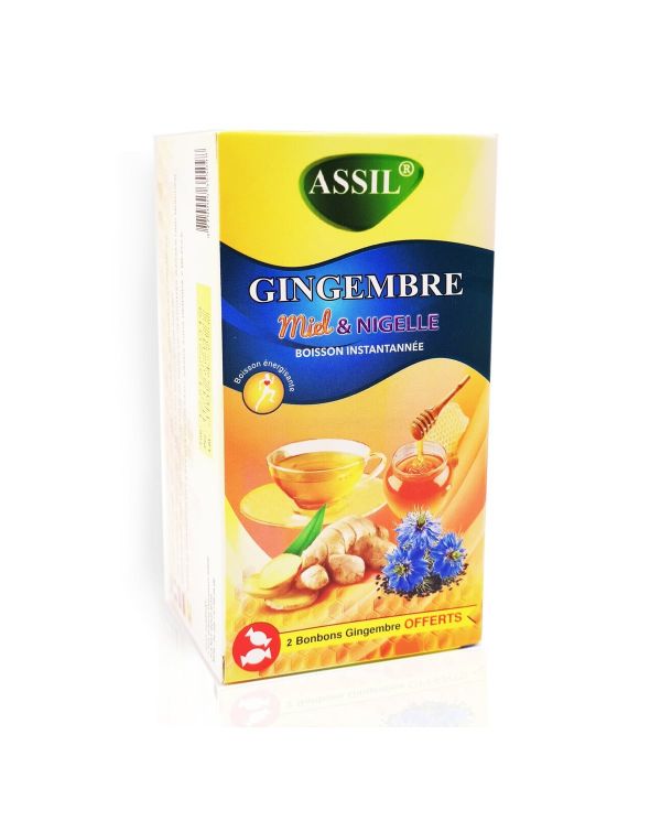 Tisane Gingembre Miel & Nigelle - 100% Naturelle - ASSIL