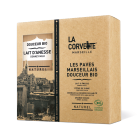 Coffret Pavés Marseillais Douceur Bio - 4 x 100g - La Corvette