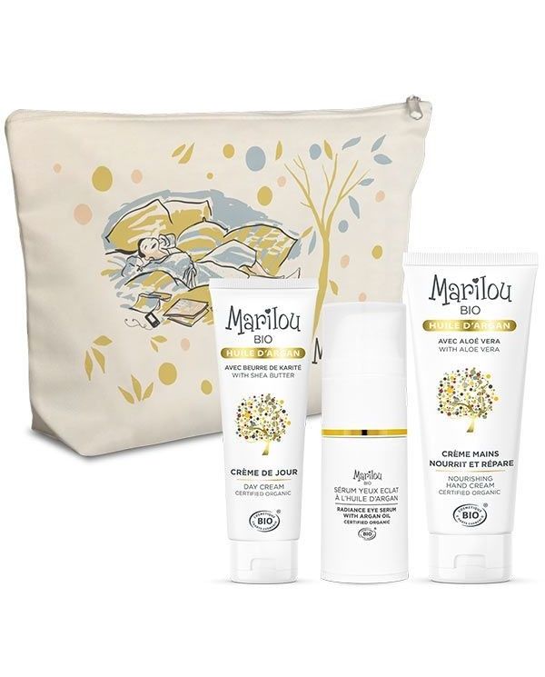 Trousse Cocooning en Coton Bio - Soins à l'Argan - Marilou Bio