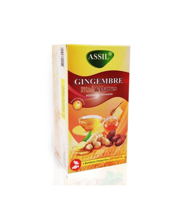 Tisane Gingembre Miel & Dattes - 100% Naturelle - ASSIL