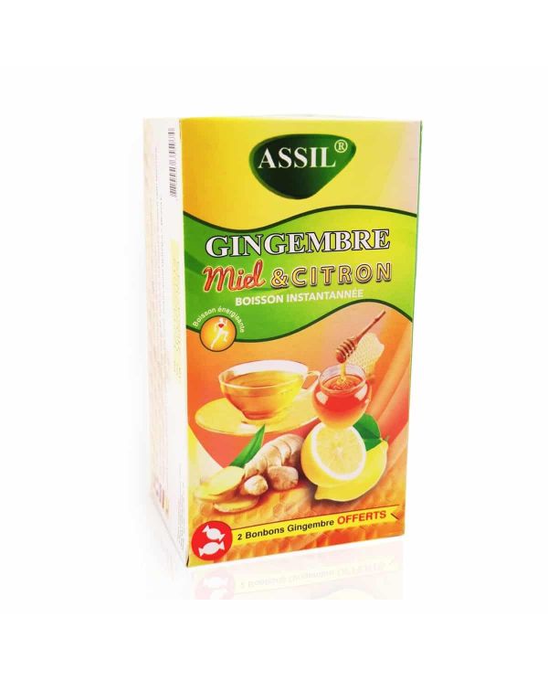 Tisane Gingembre Miel & Citron - 100% Naturelle - ASSIL