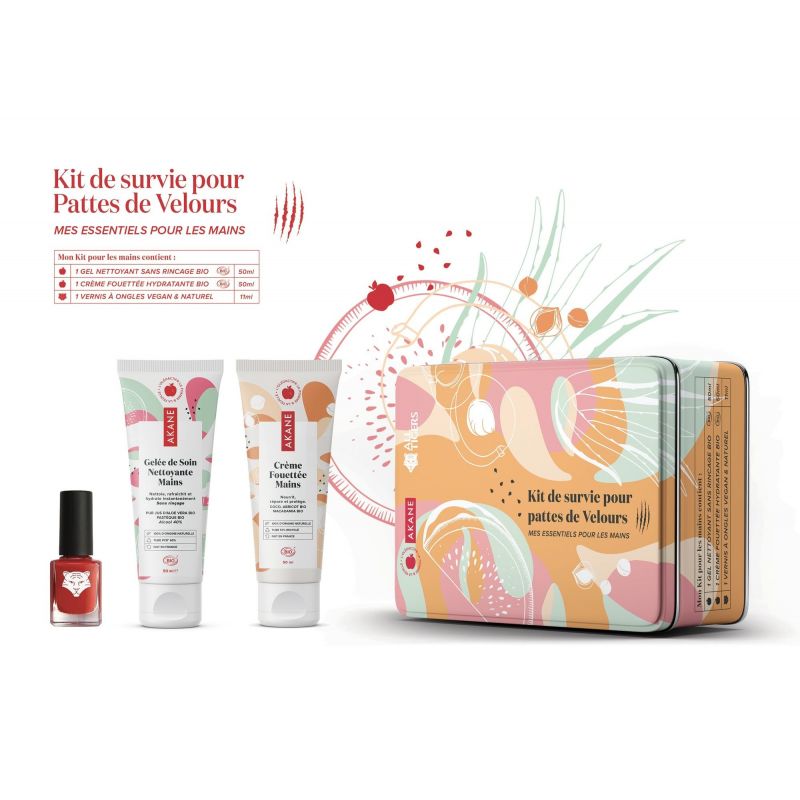 Coffret soin des Mains "Kit  de survie pour pattes de velours"