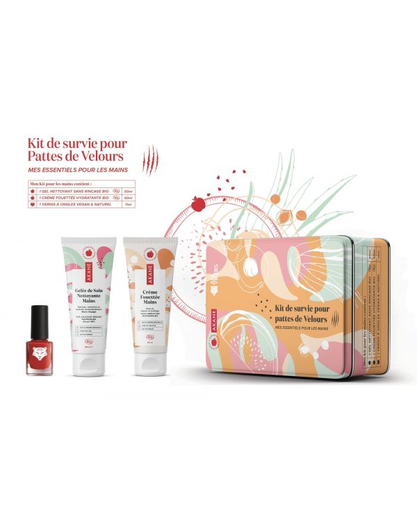 Coffret soin des Mains "Kit  de survie pour pattes de velours"