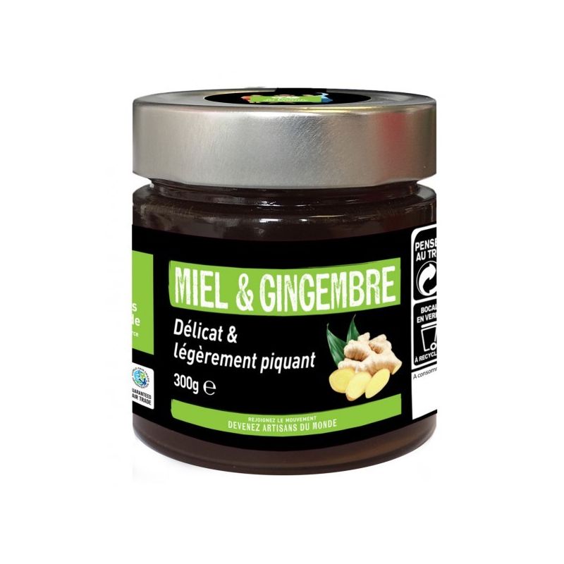 Miel au Gingembre Bio - 300g - Artisans du Monde Artisans du Monde - 1