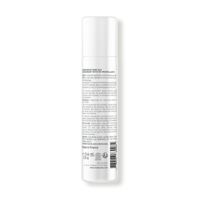 Déodorant Spray Marin Bio - 75 ml - Marilou Bio