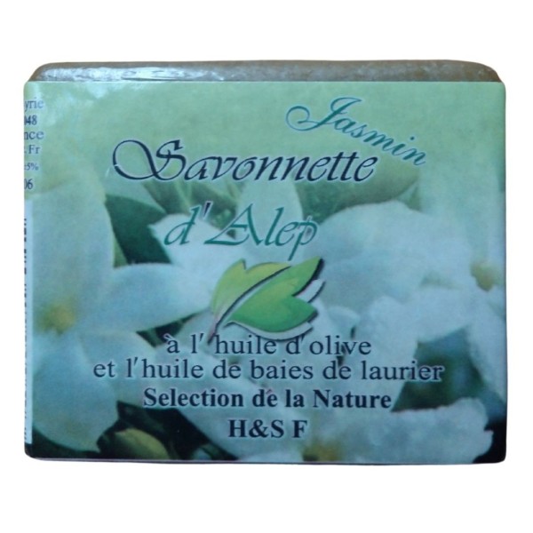 Savon d'Alep au Jasmin - 100g - 100% Naturel H&S France - 1