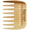 Peigne "Afro" à dents larges en bois de frêne - 100% Naturel - Tek