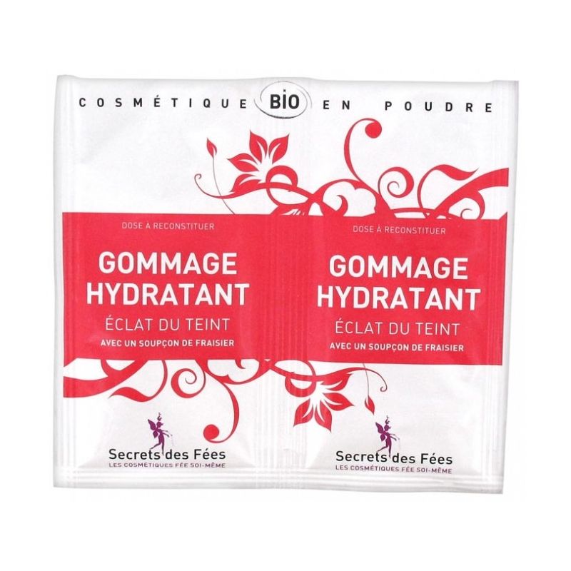 Gommage Hydratant éclat du temps à la Fraise Bio (PEEL-OFF) - Sachet 2 doses de 8 g - Secrets des Fé Secrets des Fées - 1