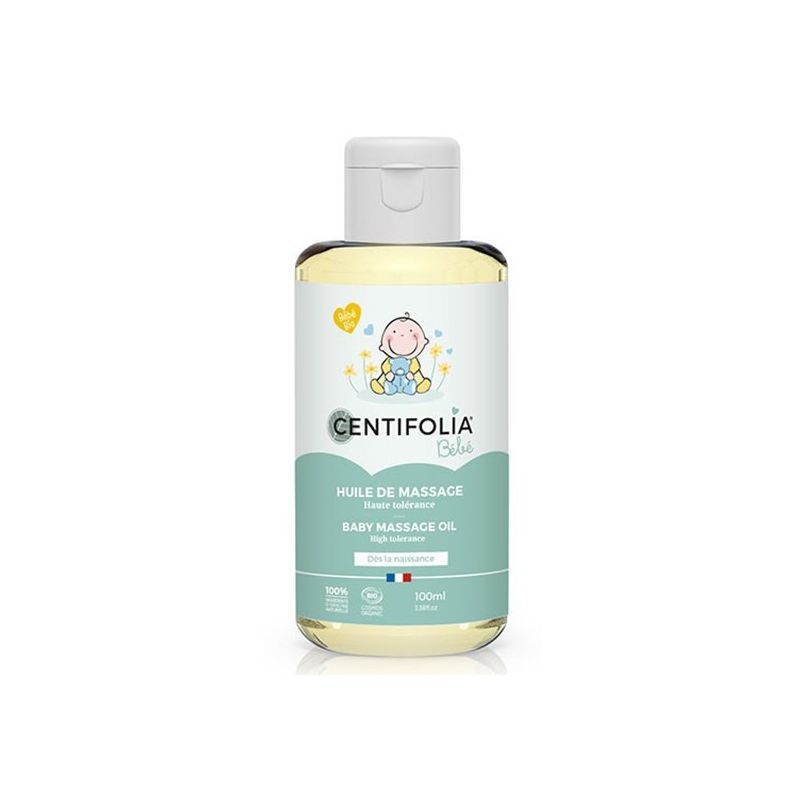 Huile de Massage Bio pour Bébé Hypoallergénique - 100 ml - Centifolia