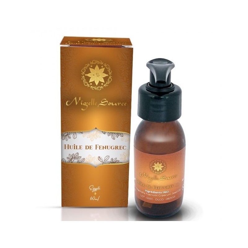 Huile de Fenugrec (Fenugreek Oil) pour Cheveux, Visage et Corps - 100 ml - Tameem Tameem - 1
