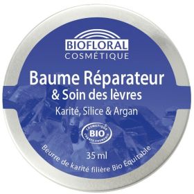 Baume Réparateur au Karité, Silice, Argan et Cire d'Abeille Bio - 200 ml - Biofloral