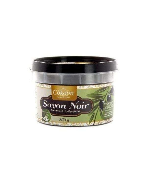 Savon noir à l'Huile d'Olive pour visage et cheveux 250g - Cokoon