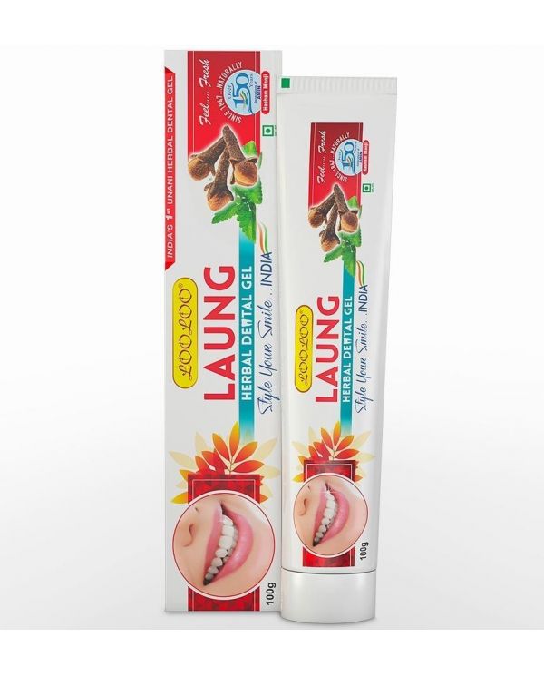 Dentifrice Herbal - Clou de Girofle (Laung) - 100% naturel & Sans fluor - 100g - LooLoo