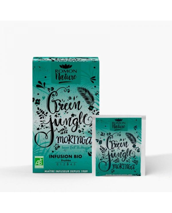 Infusion Plaisir Green Jungle Moringa Bio - 16 sachets - Romon Nature