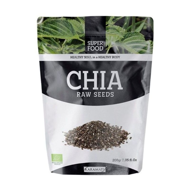 Graines de Chia - Sans Gluten - Super Food - 200g - Karamats