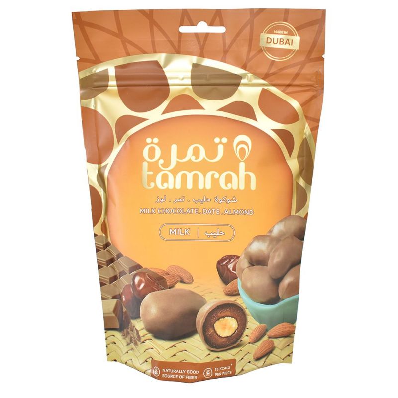 Tamrah Milk Chocolate - Dattes aux amandes enrobées de Chocolat au lait