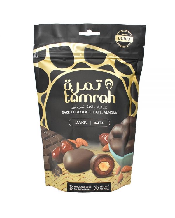 Tamrah Dark Chocolate - Dattes aux amandes enrobées de Chocolat noir