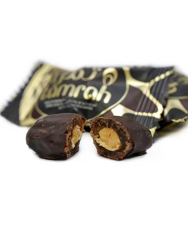 Tamrah Dark Chocolate - Dattes aux amandes enrobées de Chocolat noir