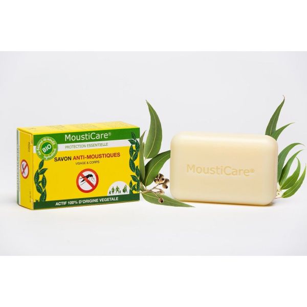 Savon Anti-moustiques Bio à l'Aloe Vera - 100 g - MoustiCare