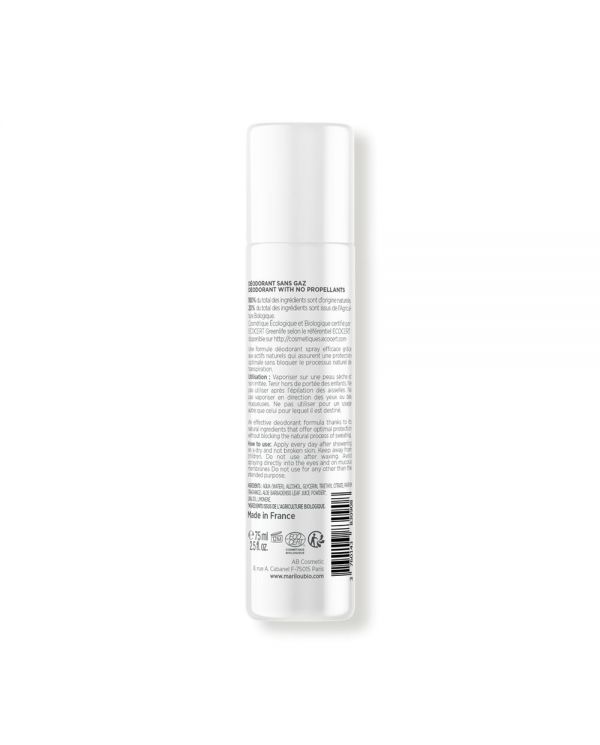 Déodorant Spray Vanille Bio - 75 ml - Marilou Bio