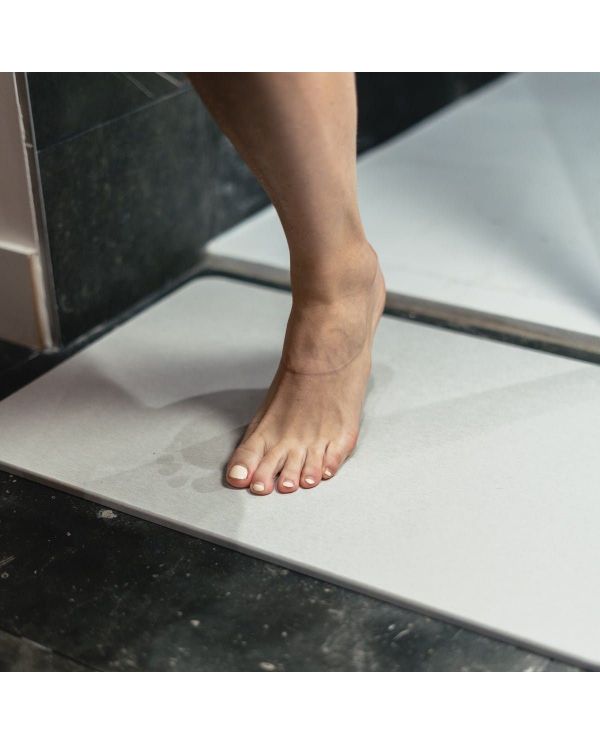 Tapis de bain en Diatomite - Séchage instantané, Anti-dérapant, anti-bactérien et anti-odeurs