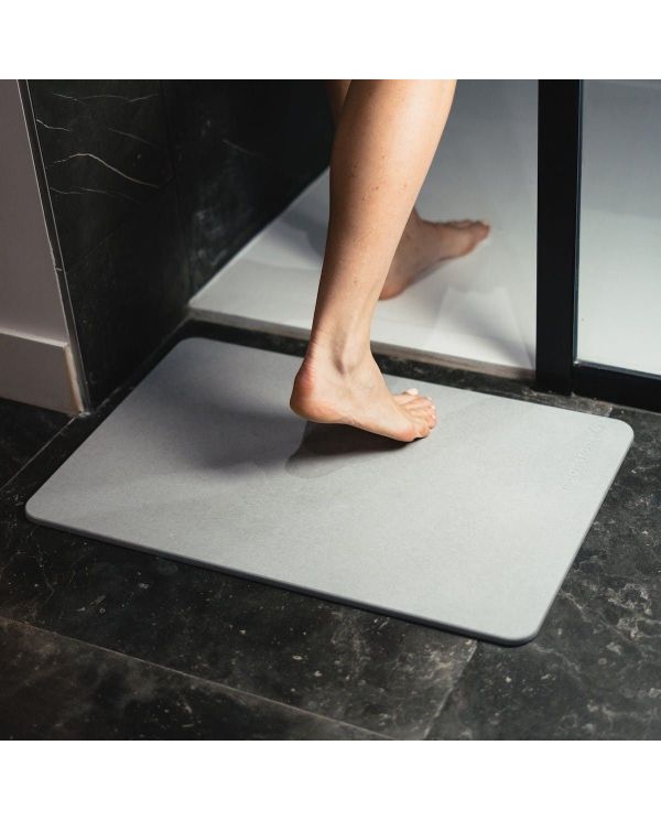 Tapis de bain en Diatomite - Séchage instantané, Anti-dérapant, anti-bactérien et anti-odeurs