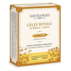 Gelée Royale BIO à l'Acérola et Sapin BIO - Ampoules (Made In France) - Naturamind