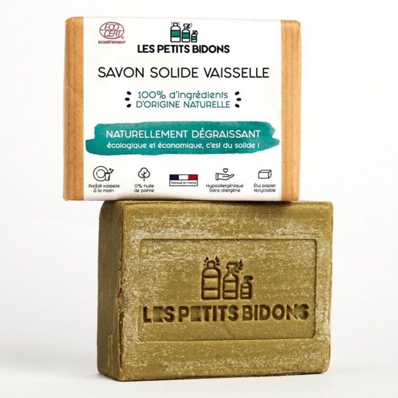 Savon Solide vaisselle écologique et 100% naturel 200g - Les Petits Bidons