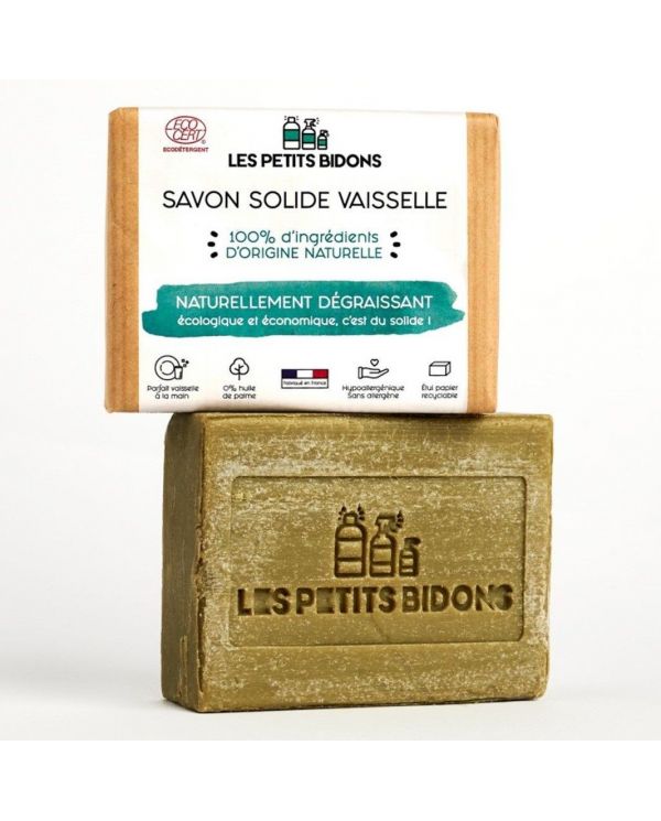 Savon Solide vaisselle écologique et 100% naturel 200g - Les Petits Bidons