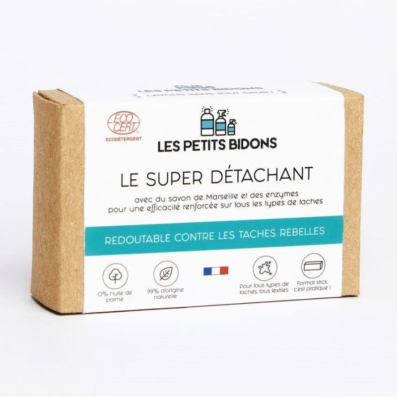 Savon Solide Super Détachant écologique et 100% naturel 100g - Les Petits Bidons