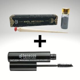 Pack "Regard Intense" - Khôl Artisanal et Mascara Noir (Deep Black) Bio