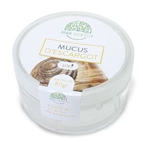 Bave d'Escargot (Mucus) pour visage, corps et cheveux - 80g - 1001 Vertus