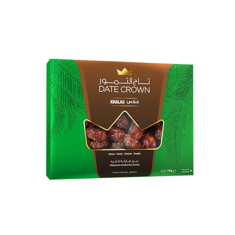 Dattes Khalas - 1kg - Premium Emirates Dates - Date Crown (Al Foah)