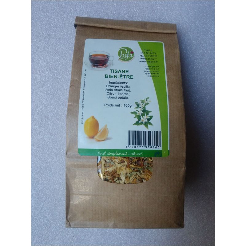 Tisane Bien-être 100g - 100% naturelle - Chifa