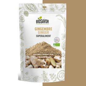 Gingembre Bio en poudre - SuperAliment - 200g - BioSavor