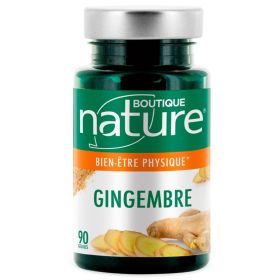 Gingembre - Bien-être Physique - 90 Gélules - Boutique Nature