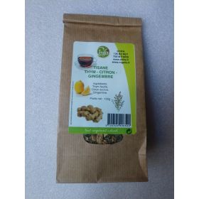 Tisane Thym, Citron et Gingembre 100g - 100% naturelle - Chifa