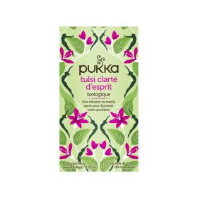 Tisane Basilic Sacré Bio - Tulsi Clarté d'esprit - 20 sachets - Pukka