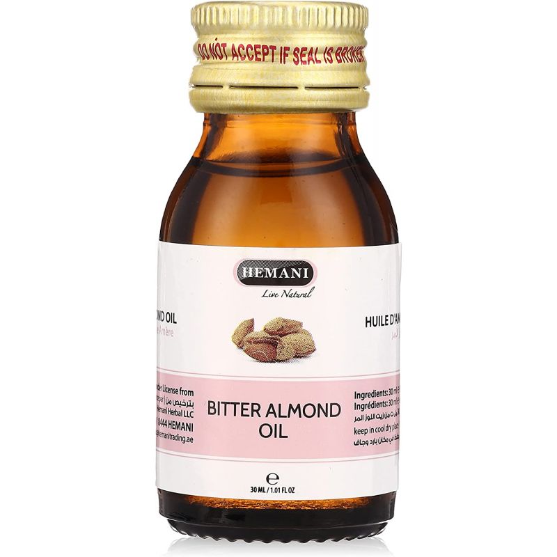 Huile d'Amande Amère (Bitter Almond Oil) - 30 ml - 100% Naturelle - Hemani